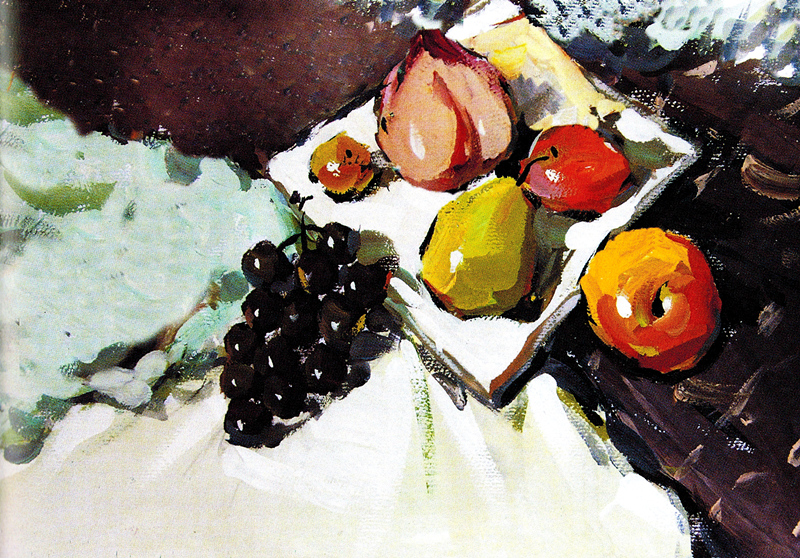 中国美院美术考级水粉画考级一级初级示范图例