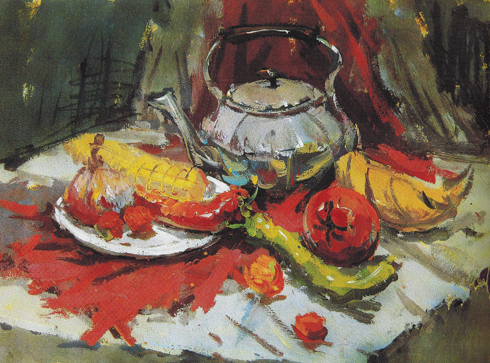 中国美院美术考级水粉画考级九级高级示范图例