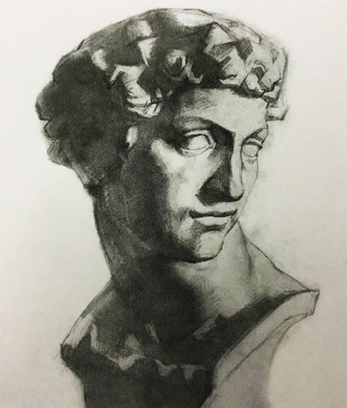 素描考级八级优秀试卷评析