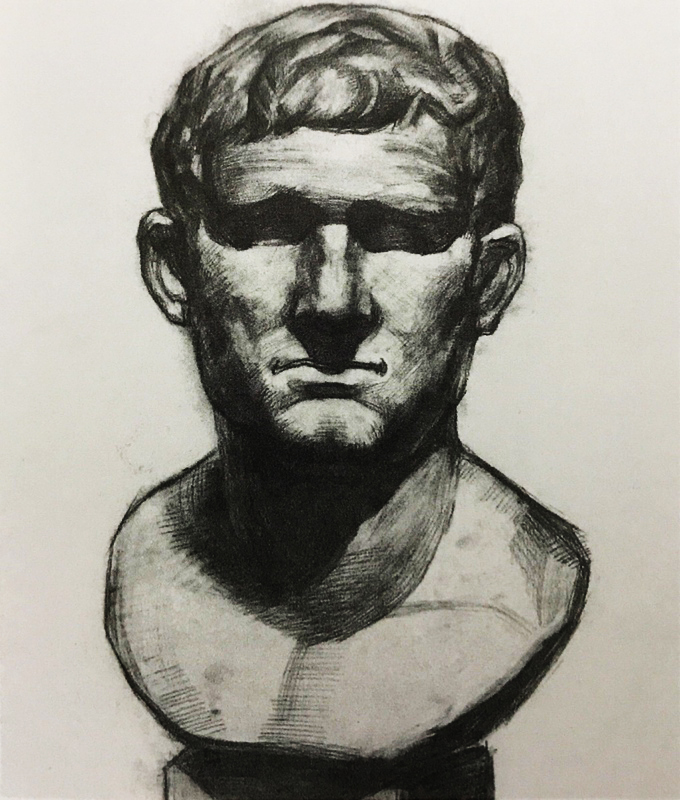 素描考级八级优秀试卷评析